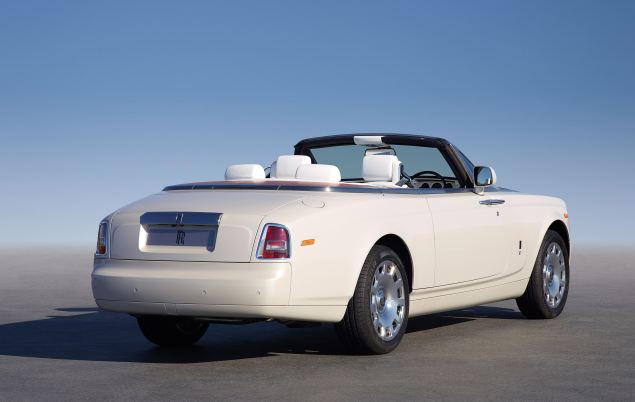 The elegant, open Rolls-Royce Phantom Series II Drophead Coupé