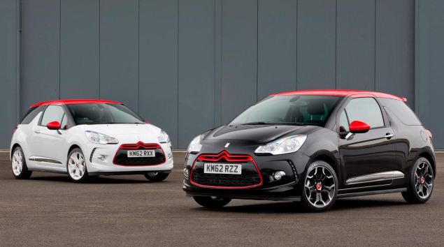 Citroen DS3 DStyle Red and DSport Red