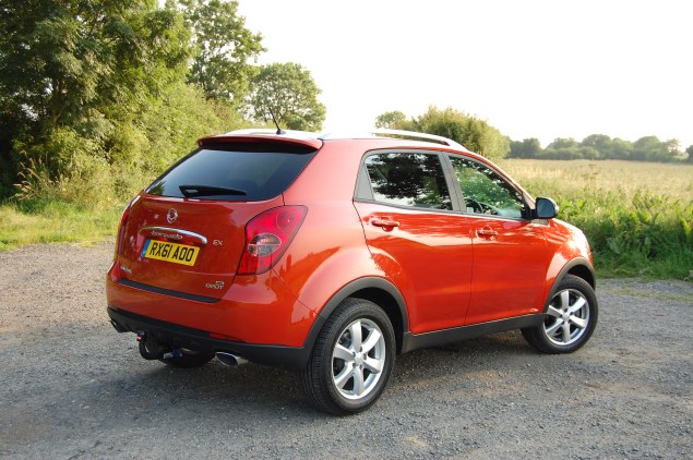 Winding countryside roads don't bring the best out in the SsangYong Korando's dynamics.