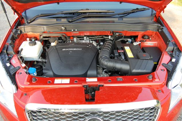 It may be a diesel but combined with T-Tronic transmission, the Korando isn't especially frugal.