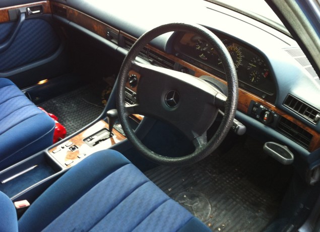 First production airbag sits inside a large steering wheel