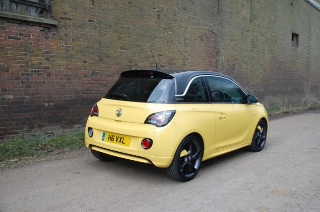 Shades of A1, Ka, and MINI at the rear of the ADAM yet it still manages to look distinctive