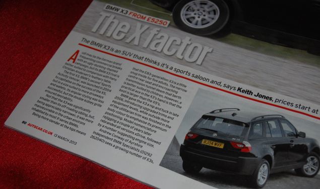 My debut in the pages of Autocar