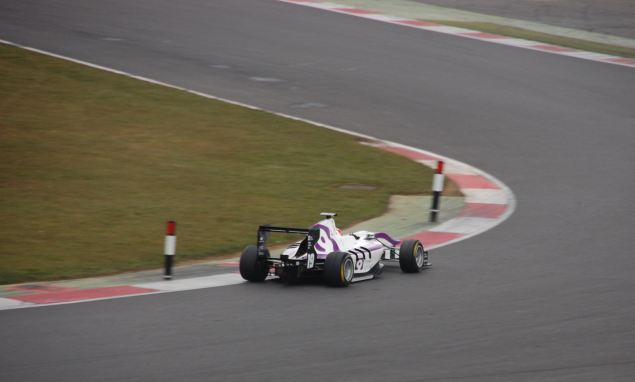 Josh Webster is hoping this will be the view his GP3 rivals have of his car for much of the 2013 season.