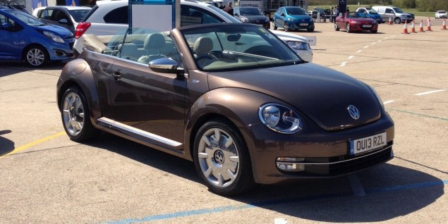 Volkswagen Beetle Cabriolet - Brown? Well, it is the 70s Edition