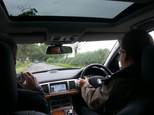 Jaguar Land Rover JLR Experience Day September 2013 Hampton Manor Keith Jones Oliver Hammond - Chris Auty DrivingSpirit XF