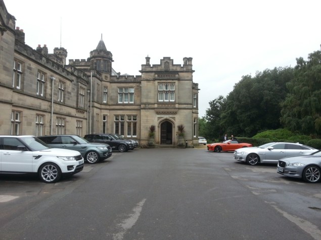 Jaguar Land Rover JLR Experience Day September 2013 Hampton Manor Keith Jones Oliver Hammond - lineup