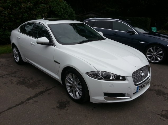 Jaguar Land Rover JLR Experience Day September 2013 Hampton Manor Keith Jones Oliver Hammond - XF diesel Luxury