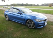 Oliver Hammond motoring writer editor Keith Jones Petroleum Vitae blog & SimonsCarSpots contributor - SMMT Test Day North 2013 photo - BMW 4 Series 435i M Sport front34a