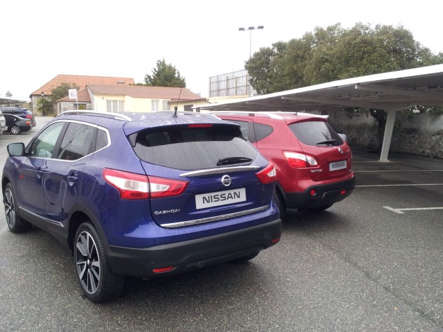 Rear photo - All new Nissan Qashqai 2014 European launch Madrid Nick Johnson Keith Jones Petroleum Vitae