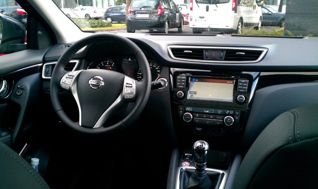 Interior - All new Nissan Qashqai 2014 European launch Madrid Nick Johnson Keith Jones Petroleum Vitae