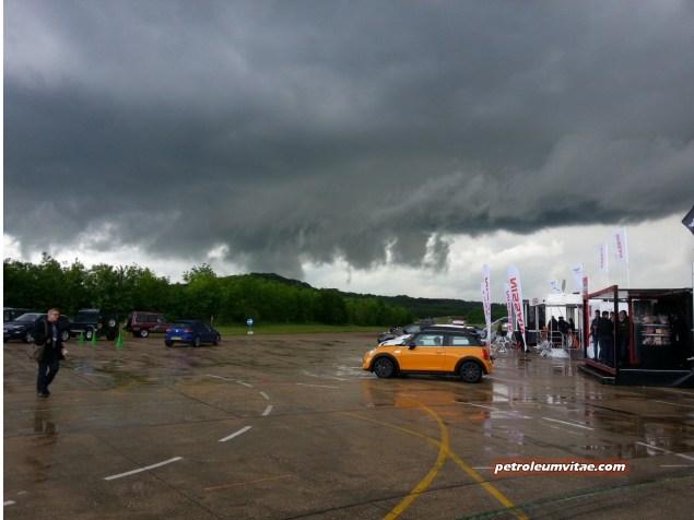 SMMT Test Day 2014 Millbrook Petroleum Vitae Keith Jones Oliver David Hammond - photo - rain2