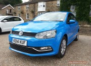 2014 August Volkswagen VW Tour media driving Wood Hall Wetherby first impressions road test drive review - photo - Polo 1.4 TDI 75PS front
