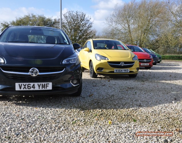 New 2015 Vauxhall Opel Corsa UK launch first drive impressions road test review 1 litre 1.4 ECOTEC handling Fiesta interior quality Polo - photo - press lineup
