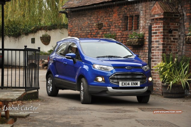 2014 Ford EcoSport 1-litre EcoBoost Titanium UK road test review - photo - front d
