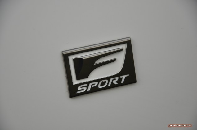 2014 Lexus GS300h-f F Sport road test review blogger - photo - side badge