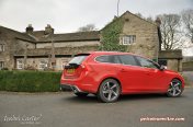 2014 Volvo V60 PHEV Plug-in Hybrid D6 AWD Geartronic R-Design Lux Nav full road test review report evaluation business private mpg sense cost price - Oliver Hammond blogger journalist writer - photo - rear pub