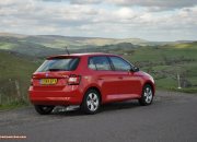 2015 new third gen Skoda Fabia hatchback 1.4 TDI SE full road test review evaluation motoring journalist Oliver Hammond - wallpaper photo - rear 34b