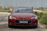 Tesla Model S 85 rear full road test review freelance journalist blogger Oliver Hammond - wallpaper image gallery - estuary front DRLs