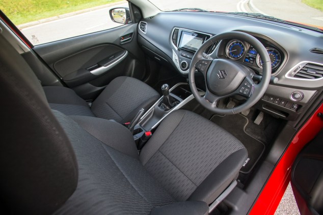 Suzuki Baleno Boosterjet manual SZ5 full road test review Hammond - dashboard