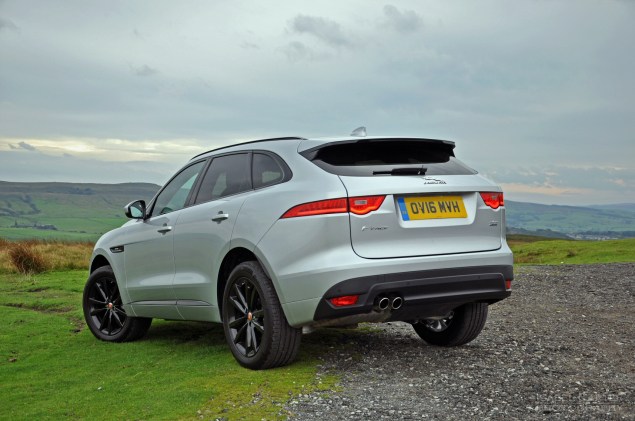Jaguar F-Pace 2.0d R-Sport AWD road test review photo wallpaper - rear