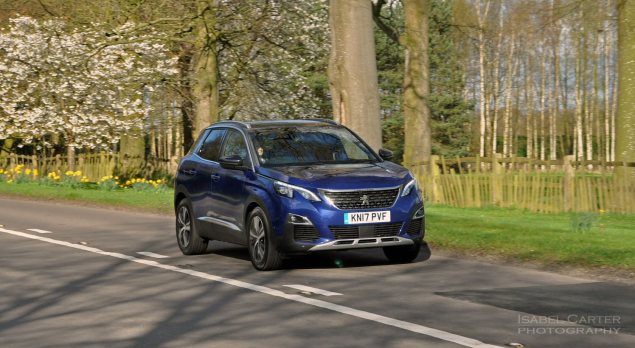 New-Peugeot-3008-crossover-SUV-road-test-review-1.2-petrol-manual-GT-Line-Magnetic-Blue-photo-03