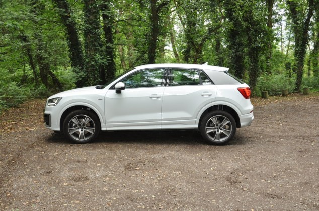 Audi Q2 2.0 TDI quattro S tronic 150PS road test review wallpaper gallery UK leasing deals offers PCH - Oliver Hammond side