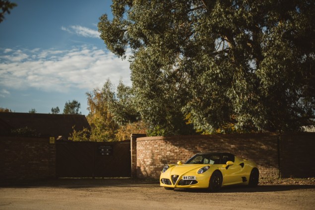 Alfa Romeo 4C review by Danni Bagnall motoring journalist writer - front 34