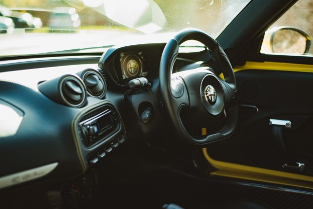 Alfa Romeo 4C review by Danni Bagnall motoring journalist writer - interior 1