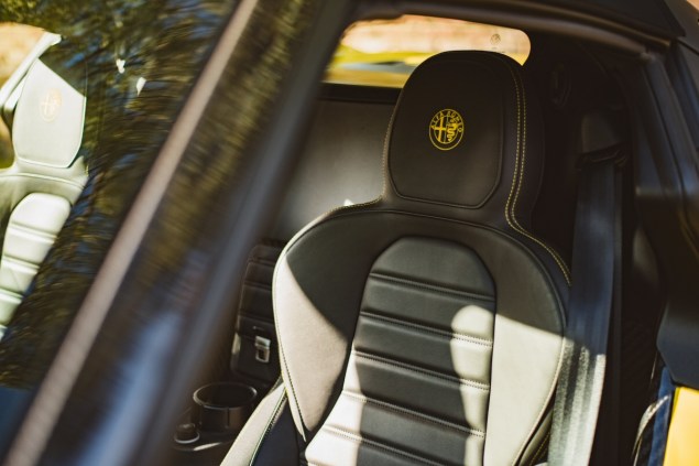 Alfa Romeo 4C review by Danni Bagnall motoring journalist writer - seats