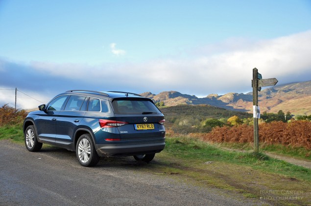 Skoda Kodiaq 4x4 7-seat SUV road test review UK - rear 34