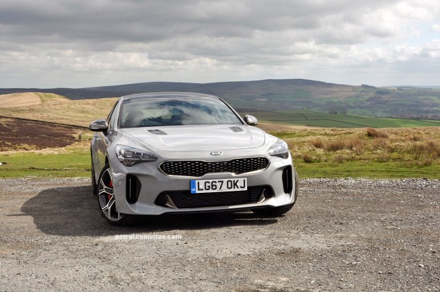 Kia Stinger GTS Oliver Hammond review blogger wallpaper photo - front static