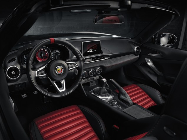 Abarth 124 Spider interior