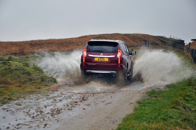Mitsubishi Shogun Sport road test review Oliver Hammond - photo rear lights - photographer Isabel Carter