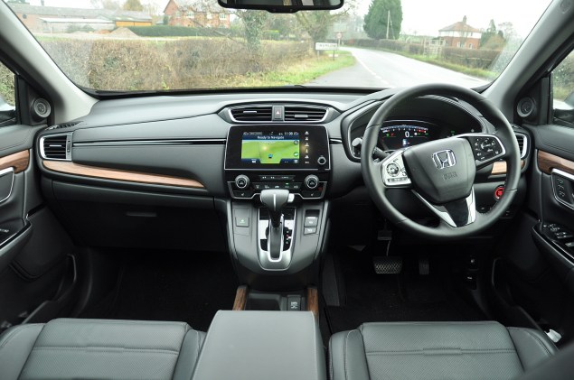 New Honda CR-V 2018 2019 UK road test review - interior infotainment seats boot