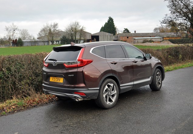 New Honda CR-V 2018 2019 UK road test review - rear 34